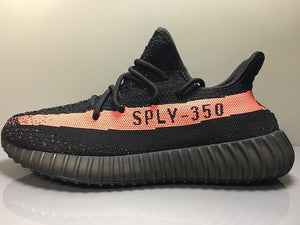 YEEZY BOOST 350 V2 black red Stripe